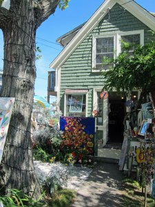 Typical Rocky Neck Art Colony shop in East Gloucester, Mass.