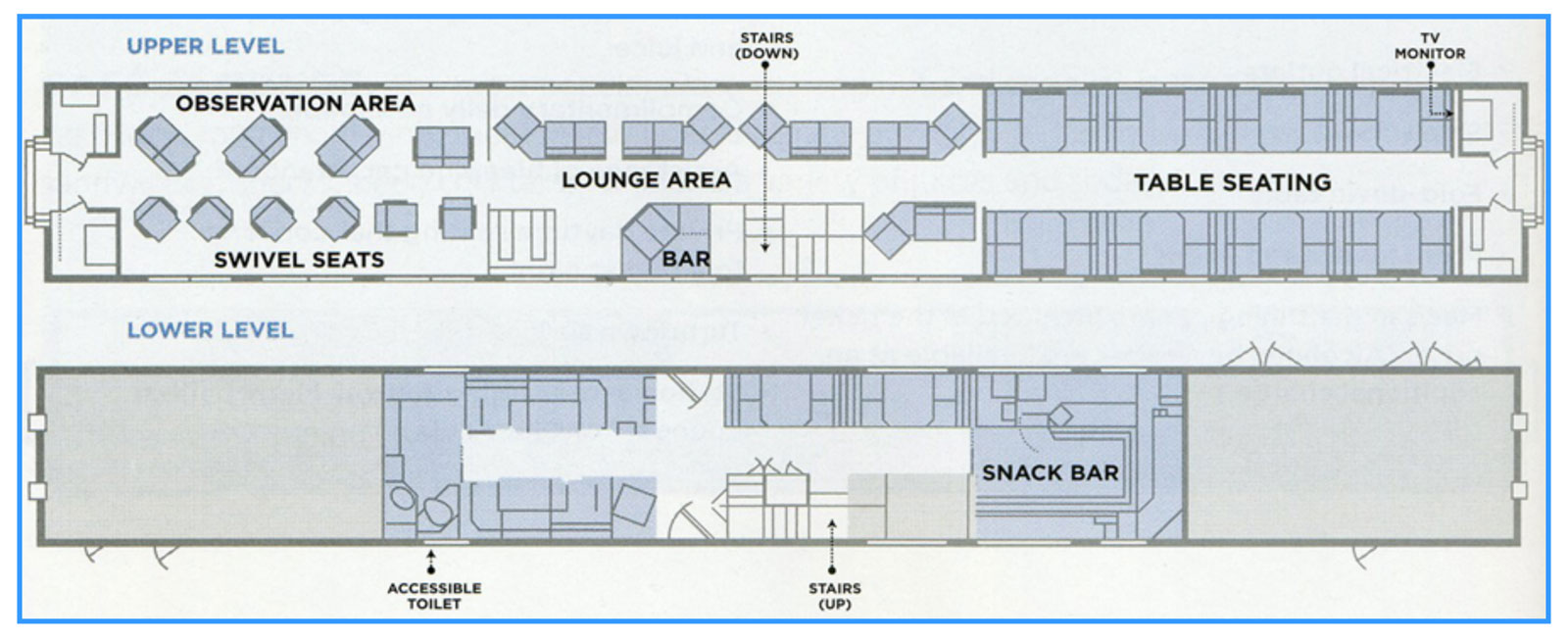 amtrak auto train lower level seating layout
